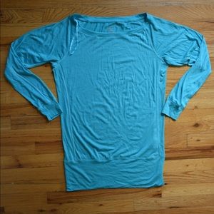 Nike Women's Long Sleeve Tee - Light Blue